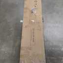 10FT Cantilever Umbrella with Solar Lights, Outdoor Offset Market Umbrella with Infinite Tilt and Cross Base, Outside Patio Umbrellas for Backyard, Lawn, Garden and Pool (Tan)