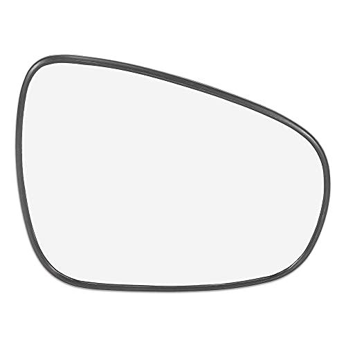 X AUTOHAUX Car Rearview Mirror Glass Replacement with Backing Plate Heated Right Passenger Side for Lexus LS460 CT200h ES350 GS350