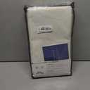 100% Blackout Shield Linen Blackout Curtains for Bedroom 96 Inches Long, Back Tab/Rod Pocket Living Room Drapes, Thermal Insulated Blackout Curtains 2 Panels Set, 50" W x 96" L, Light Cream