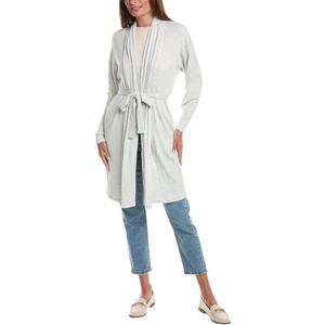 Velvet by Graham & Spencer Women's Mary Lux Rib Tie Sweater (Large)