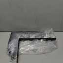 10 Pack - L 12" x H 8" x W1.5, 5mm Thick Black L Shelf Bracket, Iron Shelf Brackets, Metal Shelf Brackets, Floating Shelf, Shelf Supports with Screws