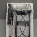 Dusk to Dawn Outdoor Wall Lanterns Small Modern Exterior Light Fixture Aluminum with Crack-Like Glass, UL and IP65 Waterproof Wall Sconce Outdoor Wall Light for Porch, Garage, Front Door, Black