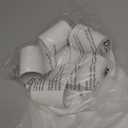 EGM Adjustable 5-Light Kitchen Spot Light Fixture, White Round Track Lighting Fixtures, GU10 Flush Mount Directional Ceiling Light for Bedroom