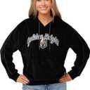 FOCO Women's NHL Team Logo Fashion Velour Hooded Sweatshirt