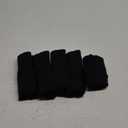 Molasus Women's Cotton Underwear High Waisted Full Coverage Ladies Panties (Regular & Plus Size) (Large, Black-5pack)