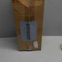 Arch Backdrop Stand Set of 2 With Cover (7.2FT+6FT) Gold Metal Wedding Arch Balloon Stand With Cover for Birthday Party Baby Shower Graduation Ceremony Decoration (White)