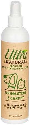 Pack of 2, ULTRA NATURAL Carpet and Upholster PROBIOTIC Odor Eliminator and Cleaner 12 OZ Spray