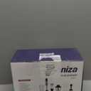 Ganiza Immersion Blender Handheld, 6 in 1 Hand Blender Stainless Steel Blade, 15 Speed Stick Blenders Electric, 800ml Mixing Beaker, 600ml Chopper, Whisk, Frother, Potato Masher (Black)