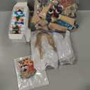 Loopeer 48 Sets/192 Pcs Christmas Hand Cream and Lip Balm Gift Set for Women Bulk Mini Hand Lotion Travel Size for Dry Skin Stocking Stuffers with Greeting Card Organza Bags for Coworker Employee