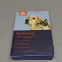 Veeconn Dog Clippers Grooming Kit Hair Clipper-Low Noise Paw Trimmer- Rechargeable - Cordless Quiet Nail Grinder Shaver for Cats and Other Pets (White)