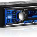 BOSS Audio Systems 611UAB Car Stereo System - Single Din, Bluetooth Audio and Calling Head Unit, Aux Input, USB, Mechless, No CD DVD Player, AM/FM Radio Receiver
