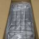 iSPECLE Freezer Organizer Bins - Fits 7 Cu.Ft Chest Freezer, 4 Pack Stackable Wire Baskets (14.7" Length), Heavy Duty Coated Deep Freezer Organizer, Rust Resistant for Frozen Food Sorting, Black