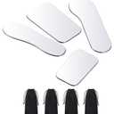 Annhua 4 Pcs Dental Photography Mirrors 2 Sided Intra Oral Mouth Mirror with Drawstring Bag, Intraoral Photo Reflector Glass Occlusal Photographic Mirror - 4 Sizes