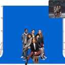 10x20Ft Blue Chromakey Backdrop for Photography, Blue Screen for Product Portrait Photo Shooting, Background Cloth for Video Recording, Party, Meeting, Zoom, Live