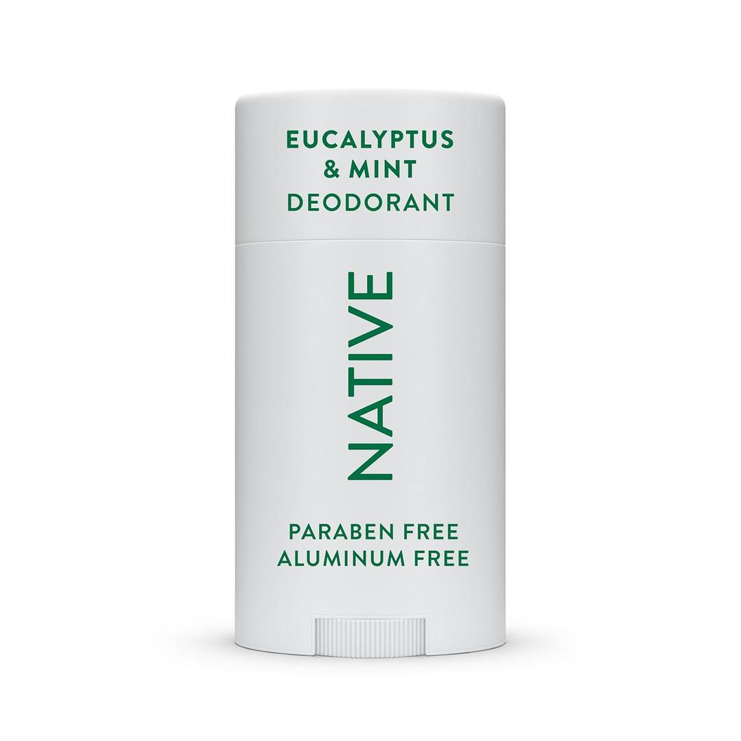Native Aluminum-Free Clean Deodorant with Natural Derived Ingredients, 72HR odor control | Deodorant for Women and Men, With Baking Soda, Coconut Oil, Shea Butter | Eucalyptus & Mint