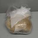 duduta Beige Faux Sheepskin Throw Rug 2x3 ft, Fluffy Shag Fur Chair Cover Small Bedside Dorm Rug Non Slip Machine Washable