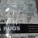 Washable Rug 10x14 Area Rugs for Living Room: Modern Abstract Neutral Soft Carpet for Bedroom Dining Room Under Kitchen Table Home Office Decor - Grey Blue