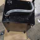 45 Gallon Gas Caddy Gasoline Diesel Can Hand Siphon Pump With Rolling Flat-Free Solid Rubber Wheels(Black)