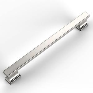 Amerdeco 10 Pack Brushed Satin Nickel Cabinet Pulls 6.25"/160MM Hole Center Hole Centers Kitchen Cabinet Handles Cabinet Hardware Kitchen Handles for Cabinets Cupboard Handle Drawer Pulls ZH00013