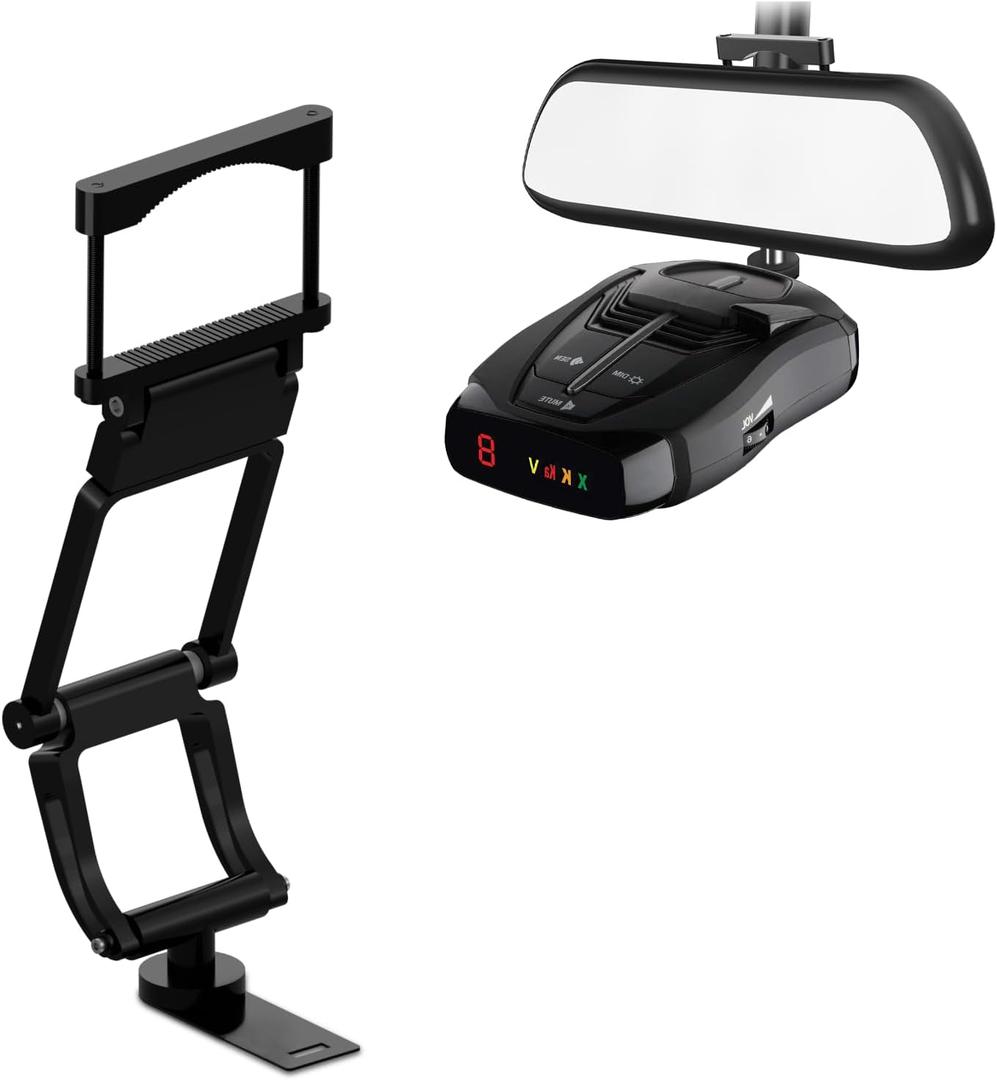 Rearview Mirror Radar Detector Mount,Aluminum Rearview Mirror Bracket,Radar Detector Rearview Mirror Stem Mount. (for Cobra Radar Detector)