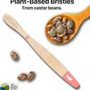 Sea Turtle Plant-Based Bristles, Soft Bamboo Toothbrushes, Individually Sealed for Kids (10 Pack)