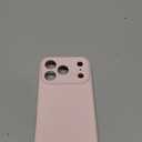 LOVE 3000 Designed for iPhone 17 Pro Case, Premium Silicone [Compatible with Magsafe][Soft Anti-Scratch Microfiber Lining] Shockproof Protective Phone Case for Men Women 6.3", Chalk Pink