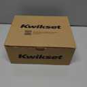 Kwikset Casey Interior Passage Door Handle, Lever For Closet and Hallway Doors, Reversible Non-Locking Handle Lever, Matte Black , with Microban Protection