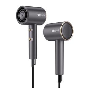 CENJOY Hair Dryer - Blow Dryer with Diffuser 1875W Negative Ions Hairdryer for Fast Drying Constant Temperature 2 Heating/2 Speed/Cool Setting Lightweight Compact Portable Quiet for Home Travel Gray