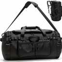 Large Travel Duffle Backpack for Men Women with Straps, 45L/60L/90L Waterproof Gym Duffel Bag with Shoes Compartment for Hiking, Camping, Gym, Overnight (60L)