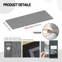 2Pack Total 78.7"x15.8" Cat Scratch Mat for Cat Couch Furniture and Wall Protector | Trimmable Self-Adhesive Carpet Climb Cat Scratcher for Covering Cat Tower and Replacement Pads (Light Grey)