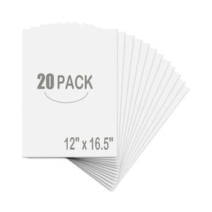 20 Pack White Foam Board 12" x 16.5", 3/16" Thickness Foam Core Baking Board for Projects, A3 Polystyrene Mat Board Poster Foam Board Sheets for Art Crafts, Presentation, Wedding, School Projects