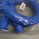 1.5 x 41 Pool Pump Replacement Hose, 2-Pack Above-Ground Pool Hoses with 4 Stainless Steel Clamps, Compatible with Intex, Coleman, Summer Waves Pool Pumps & Filters (2 PACK Blue)