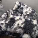 FlyDOIT 8x10 Feet Large Area Rugs for Living Room, Tie-Dyed Black and White Shaggy Rug Fluffy Throw Carpets, Ultra Soft Plush Modern Indoor Fuzzy Rugs for Bedroom Girls Kids Nursery Dorm Home Decor