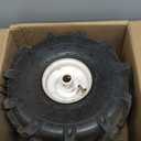 11x4.00-4" Tiller Tire and Wheel, 3/4" Axle Size, 3-1/8" Centered Hub, Compatible with Craftsman & Troy-Bilt Tiller Replacement