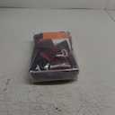 Melodieux Buffalo Check Plaid Blackout Curtains 54 Inches Long for Bedroom, Living Room Thermal Insulated Room Darkening Grommet Drapes, Black Red, 50 x 54 Inch, 2 Panels