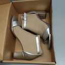 Naturalizer womens Vera Heeled Sandals (Silver), 10M