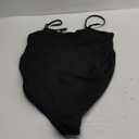 Zando Maternity Swimsuit One Piece Bathing Suit for Women Pregnancy Swim Suit High Elastic Women's Maternity Swimwear (X-Large, Black)