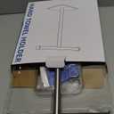 RUACQ T-Shape Hand Towel Holder Stand, 12inch Weighted Base Towel Rack, Countertop Towel Holder for Bathroom, 304 Stainless Steel, Heavy Duty (Brushed Nickel)