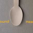 Gmark 100 ct Wooden Spoons, 6.5" Length, No Plastic Earth-Friendly, Disposable Biodegradable Wooden Cutlery, Green Product (Bag of 100pcs) GM1045