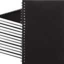 MIVIDE 24 Pack Black A5 Spiral Notebook, 8.2 x 5.7 Inch 120 Pages Hardcover Spiral Lined Notebook Journal, Lined Travel Bulk Writing Paper Notebook for School Business Office Supplies