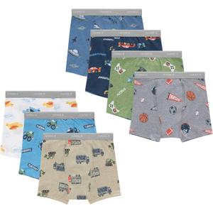 Hanes Boys' Potty Training Underwear, Light Leaks Toddler Cotton Briefs and Boxer Briefs, Multi-pack