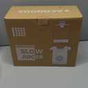 ACOQOOS Juicer Machines, 5.3" Wide Chute for Whole Fruit and Vegetable,1.8L Auto-Feed Time-Saver, Slow Masticating High Yield, Easy to Clean Cold Press Juicer with 2 Cups