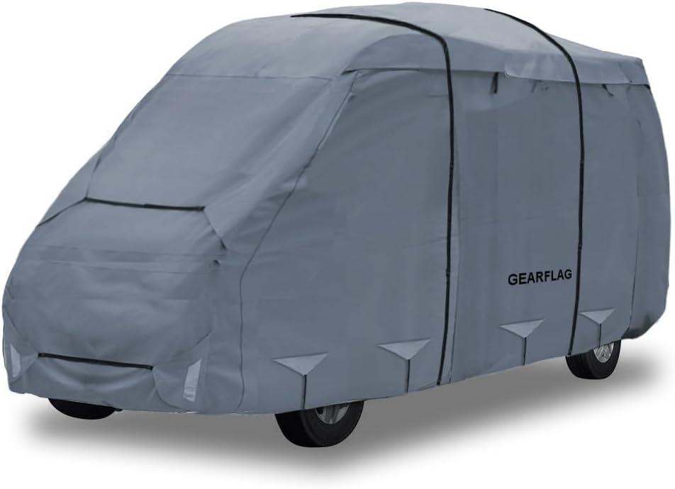 GEARFLAG Class B RV Cover fits 20'-23' with Reinforced Windproof Side-Straps Anti-UV Water-Resistance Multi-Layers Heavy Duty Ideal for Camper Cover