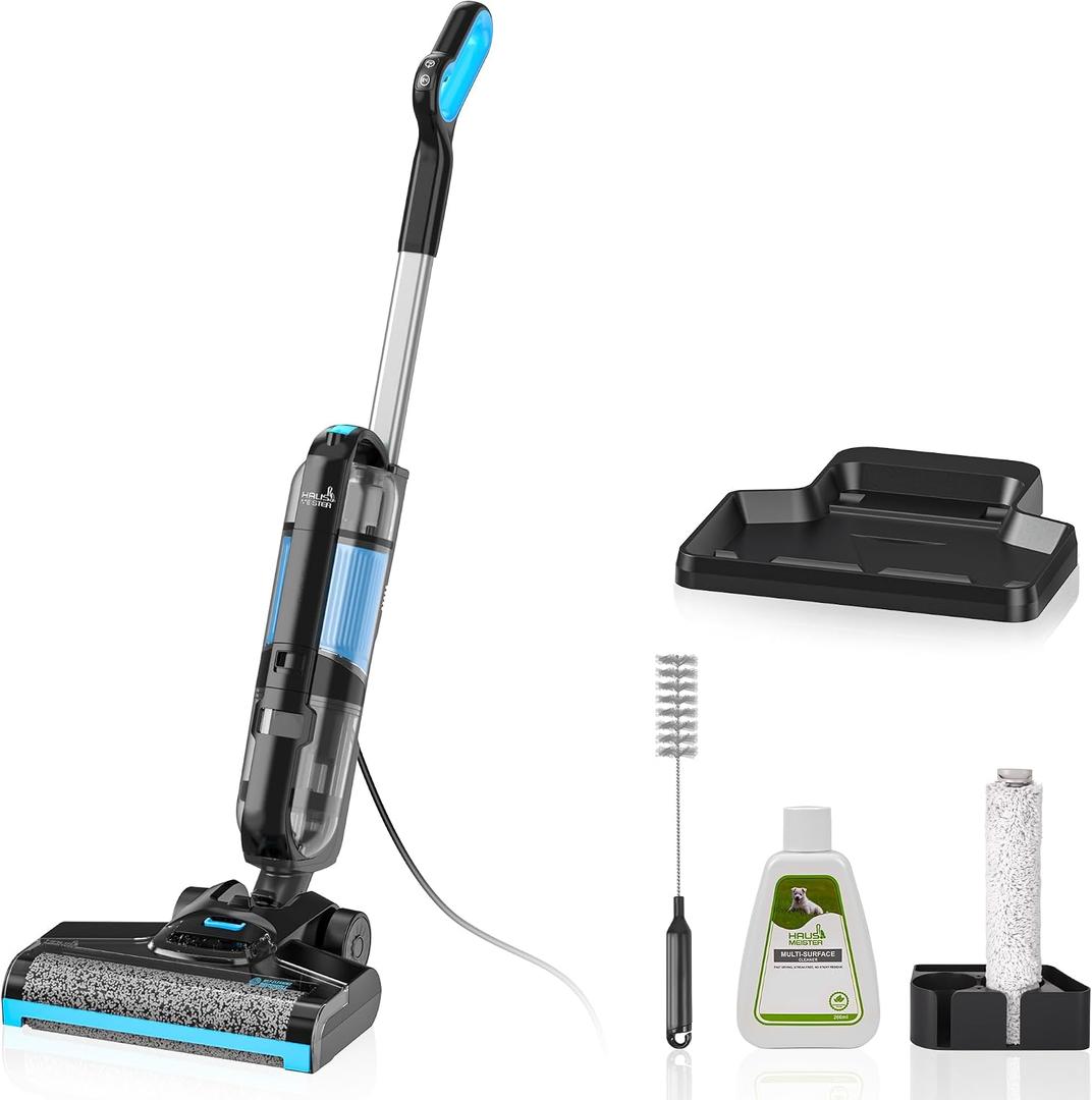 HAUSMEISTER Hydroflex Max Corded Wet Dry Vacuum Mop for Hard Floors
