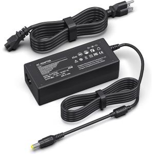 65W Laptop Charge for Acer Aspire E15 E5 E5-575 E5-521 R3 R3-471 Aspire 5 V5 V3 R7 M5 S3 E1 ES1 ES1-511 ES1-531 ES1-111M PA-1650-86 5742 5750 5349 N15Q1 Adapter Power Supply Cord