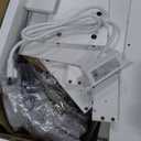 DWVO Makeup Vanity with Large Mirror and Lights, 46" Vanity Desk Dressing Table Set with 11 Drawers & Storage Stool, Dressing Table with Power Outlet and Magnifying Glass, Dressing Room, Black