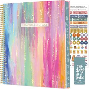 bloom daily planners 2026-2027 Planner (8.5” x 11") 13 Month Academic Year Organizer (July 2026 - July 2027) - Weekly & Monthly Agenda Book with Stickers & Tabs - Creating a Life I Love