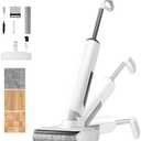 BROBIG Wet Dry Vacuum Cleaner, 180°Lie-Flat Vacuum Mop All in One with Auto Self-Cleaning, Smart Floor Cleaner Machine for Hard Floor, 35 Mins Runtime, Edge Cleaning, Self-Propelled Vacuum Mop Combo