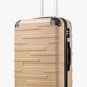 Coolife Luggage Suitcase Carry-on Hardside Travel Luggage TSA Lock Spinner Telescopic Handle