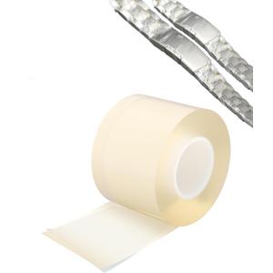 Watch Protective Film, Anti-Static Clear Screen Protector Tape for Watches and Jewelry, Scratch & Dust Proof Cover, Reusable Wrap for Repair and Storage (50MM)